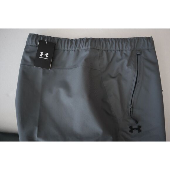 Under Armour 1369255-012 Men's Sz 4XL Gray UA Stormproof Lined Rain Pants - Picture 4 of 16